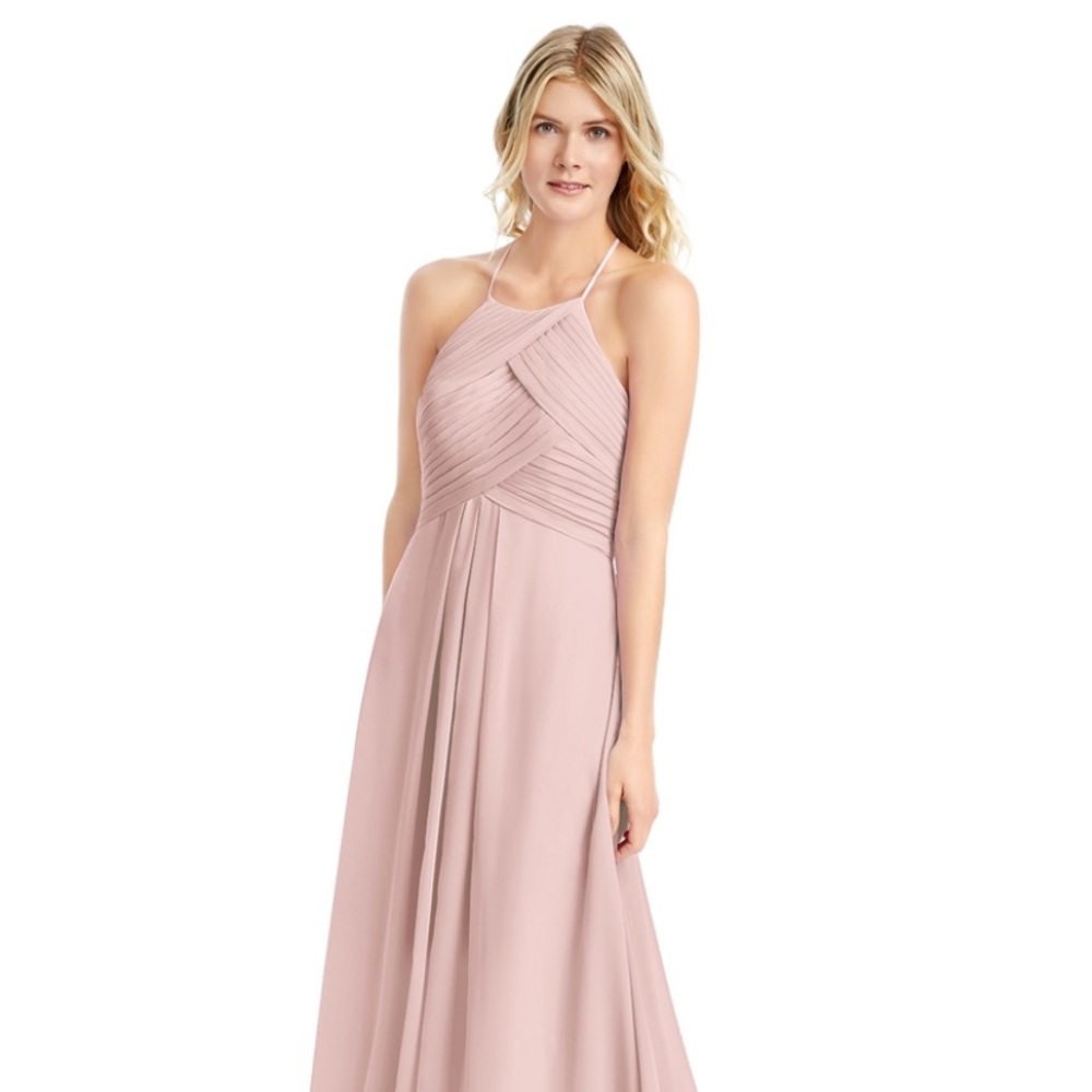 Azazie Ginger Dusty Rose bridesmaid’s dress